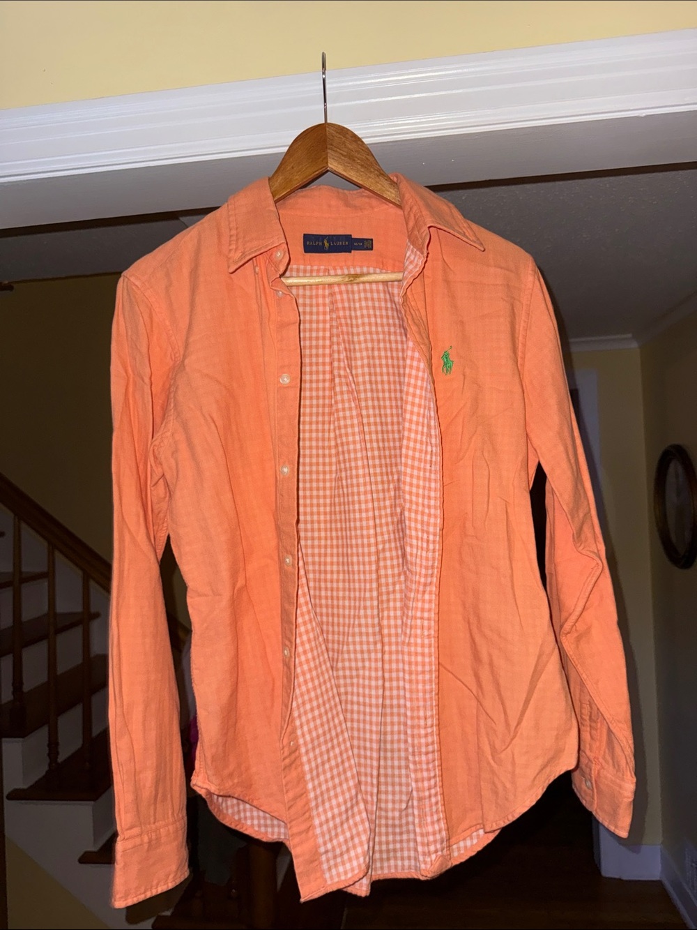 Polo by Ralph Lauren Orange Long-Sleeve Button-Down Shirt
